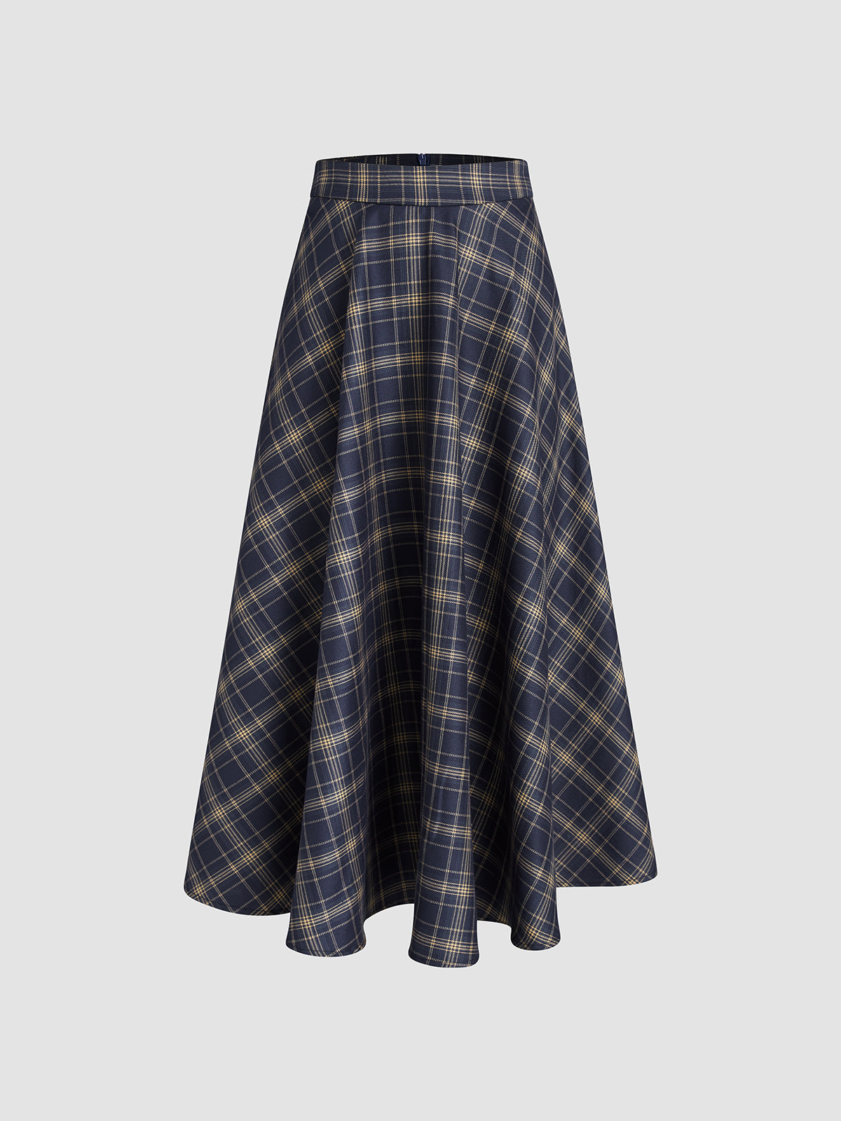 Lara | Tartan-Inspired Maxi Skirt