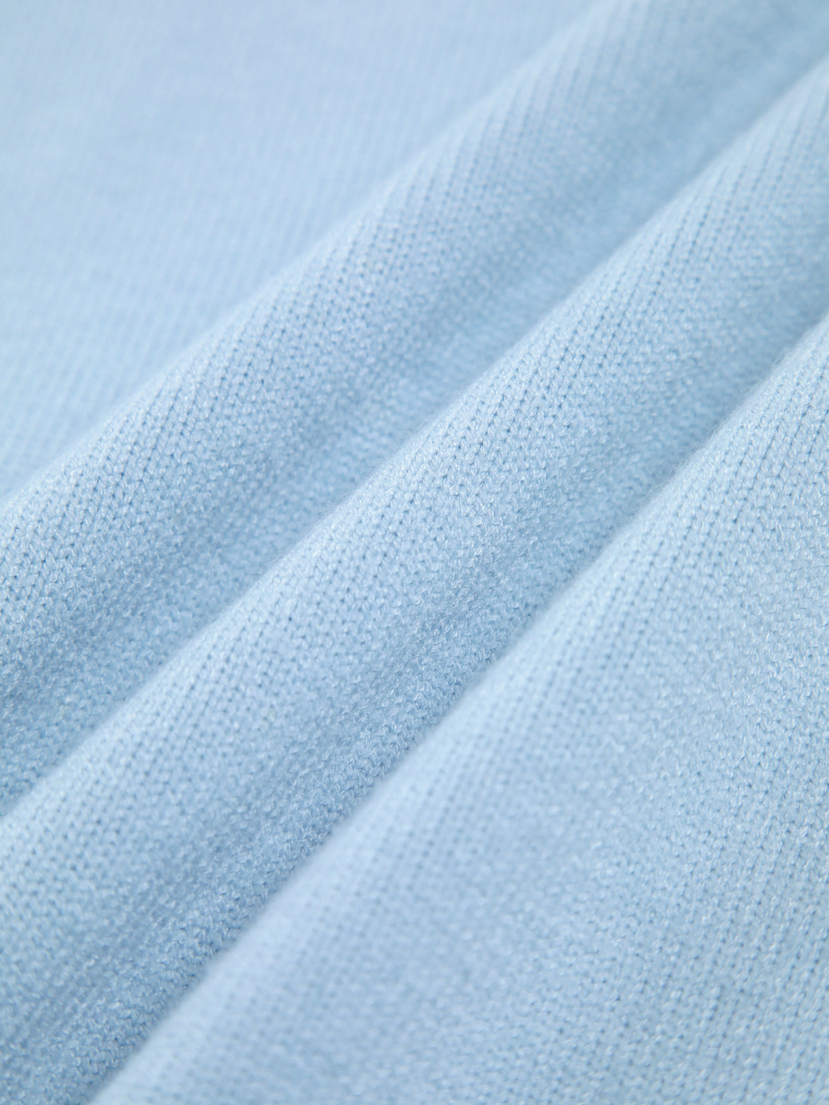 Noa |Sky Blue Oversized Turtleneck Knit