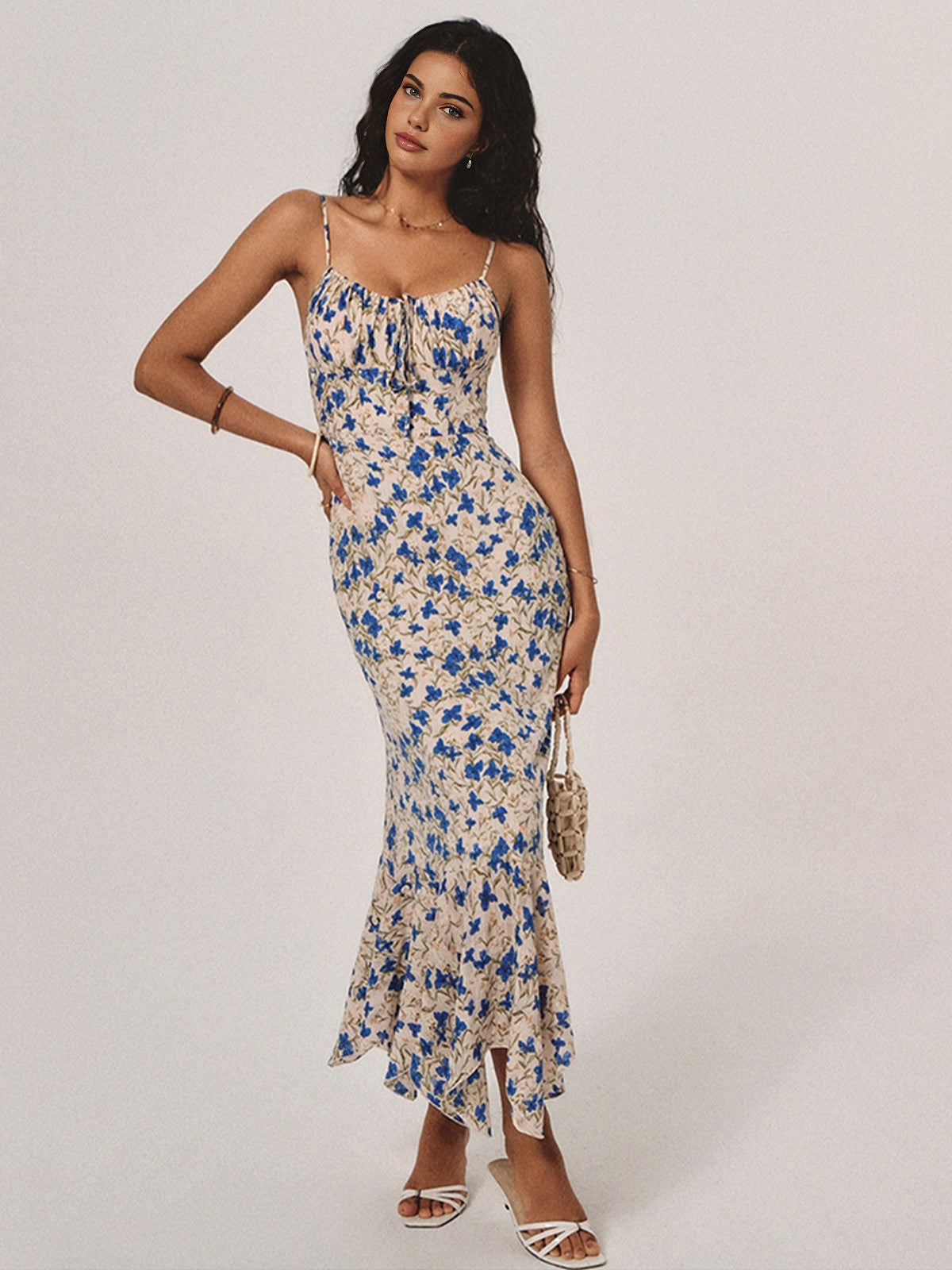 Auré | Petal Drift Knot Dress