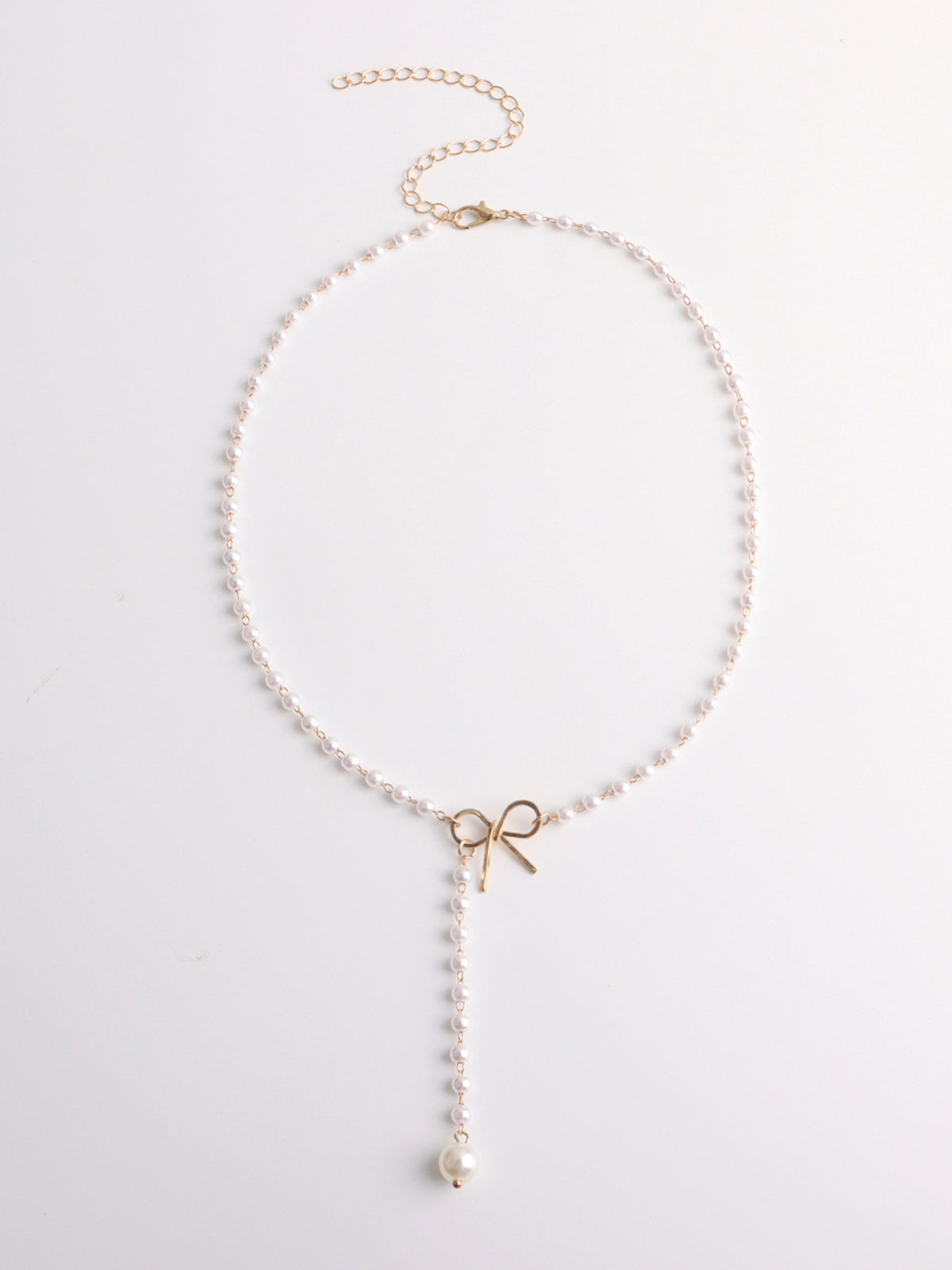 Grace Knot Pearl Necklace