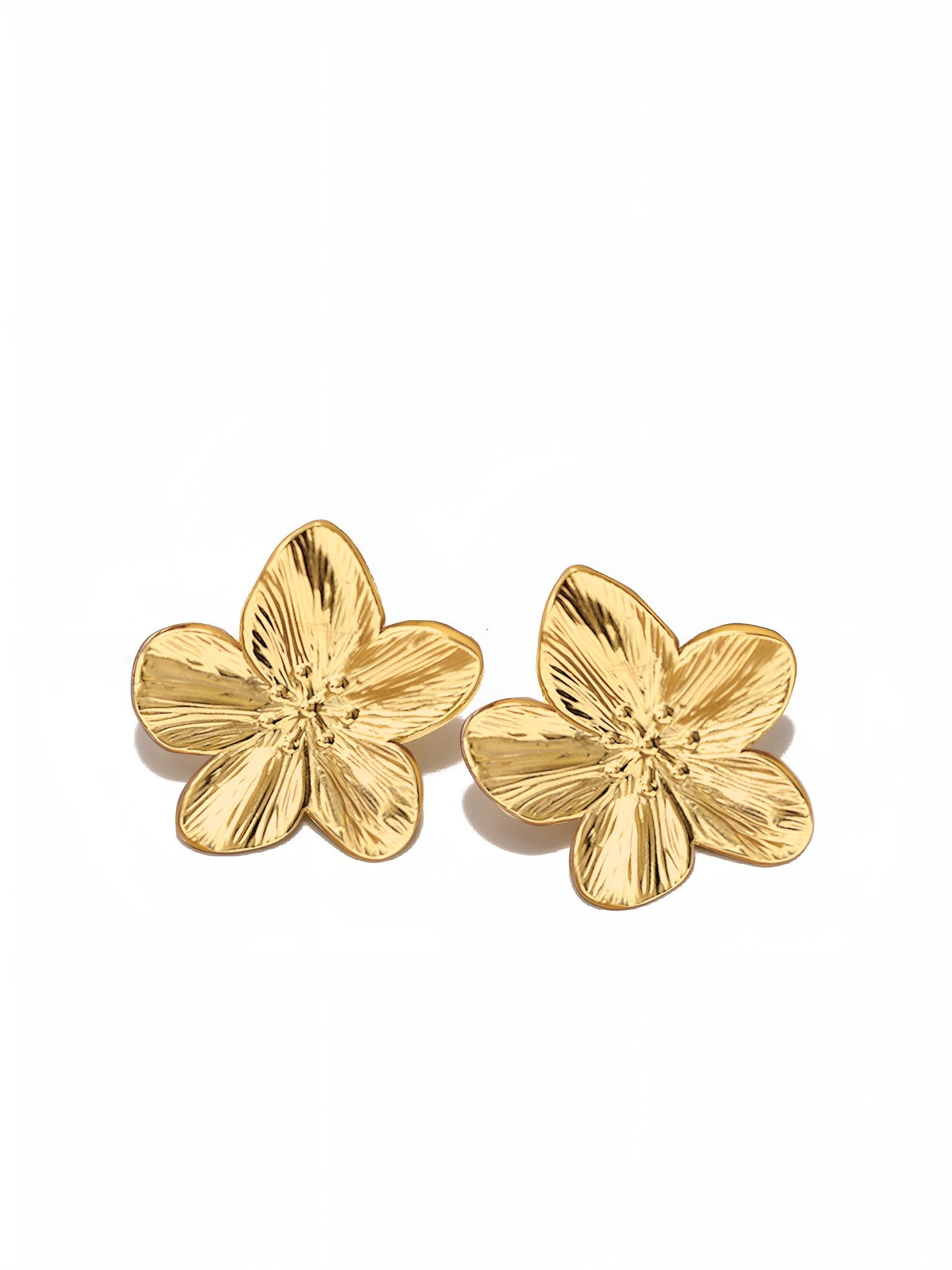 Eclat Fleur | Golden Flower Earrings