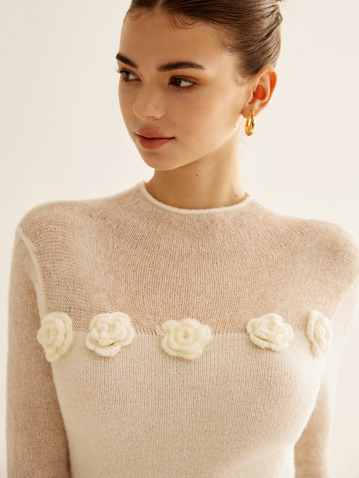 Floria | Floral Bloom Knit Top