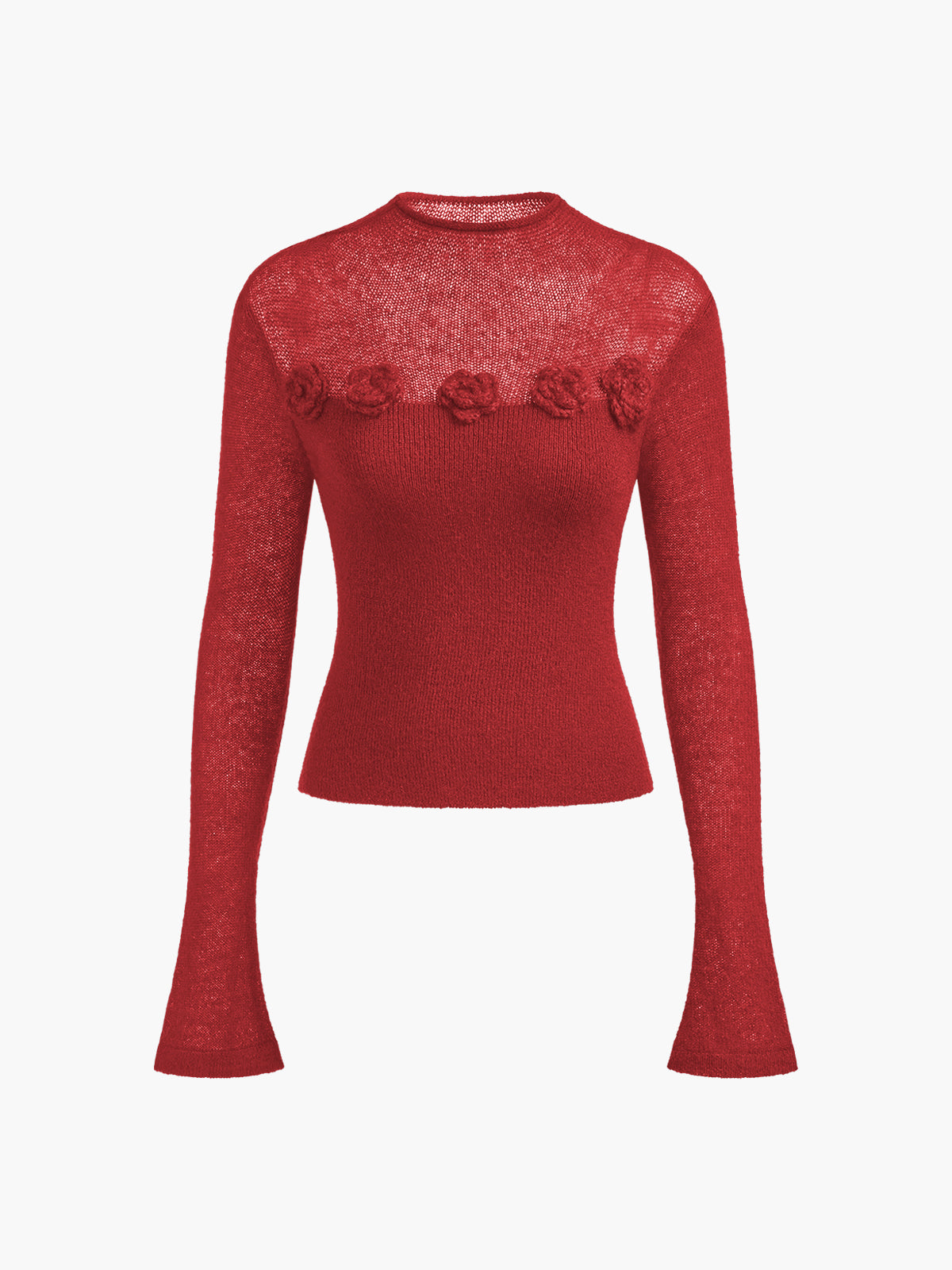 Floria | Floral Bloom Knit Top