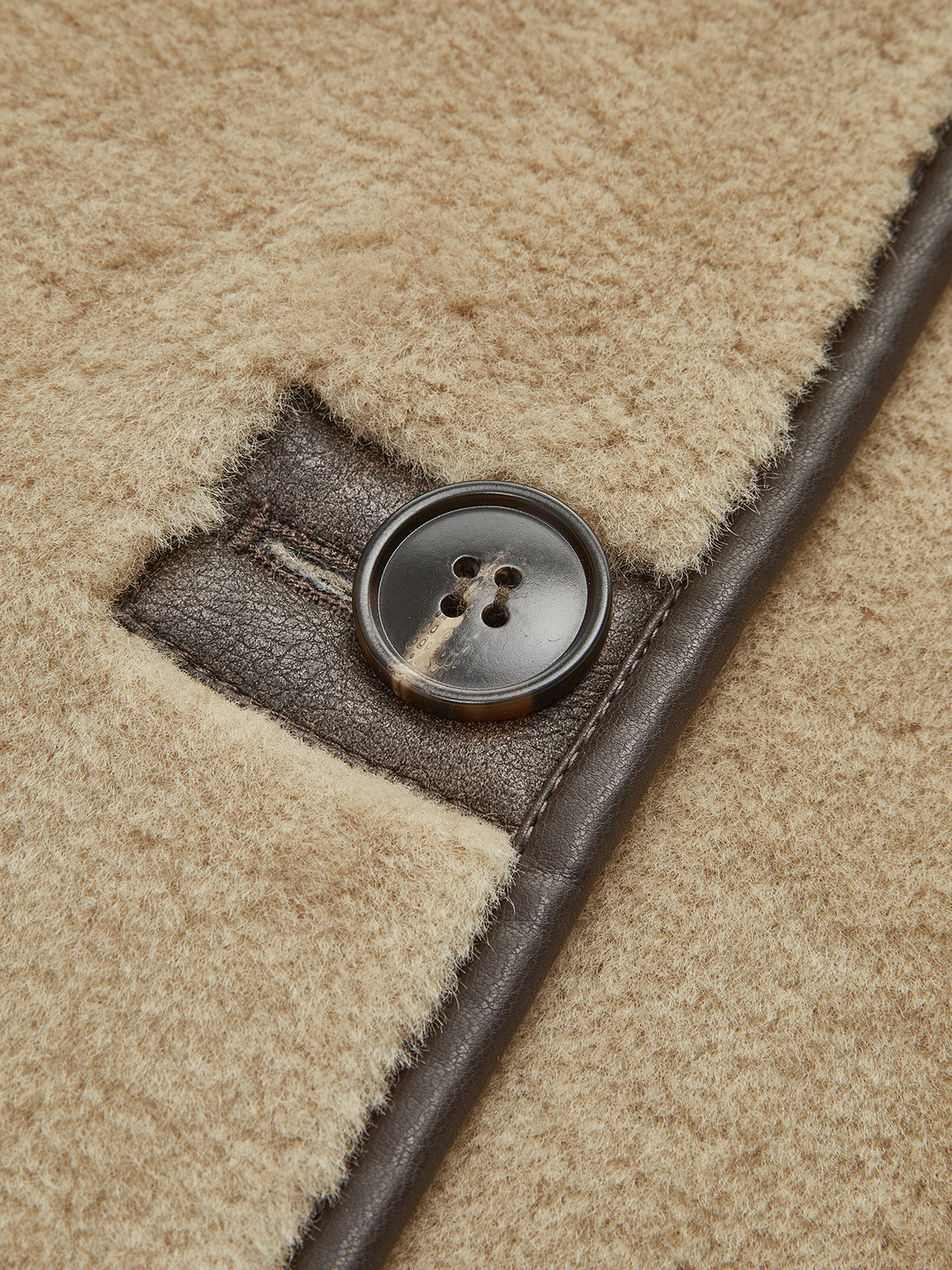Lola | Sculpted Contrast Minky Shift Coat