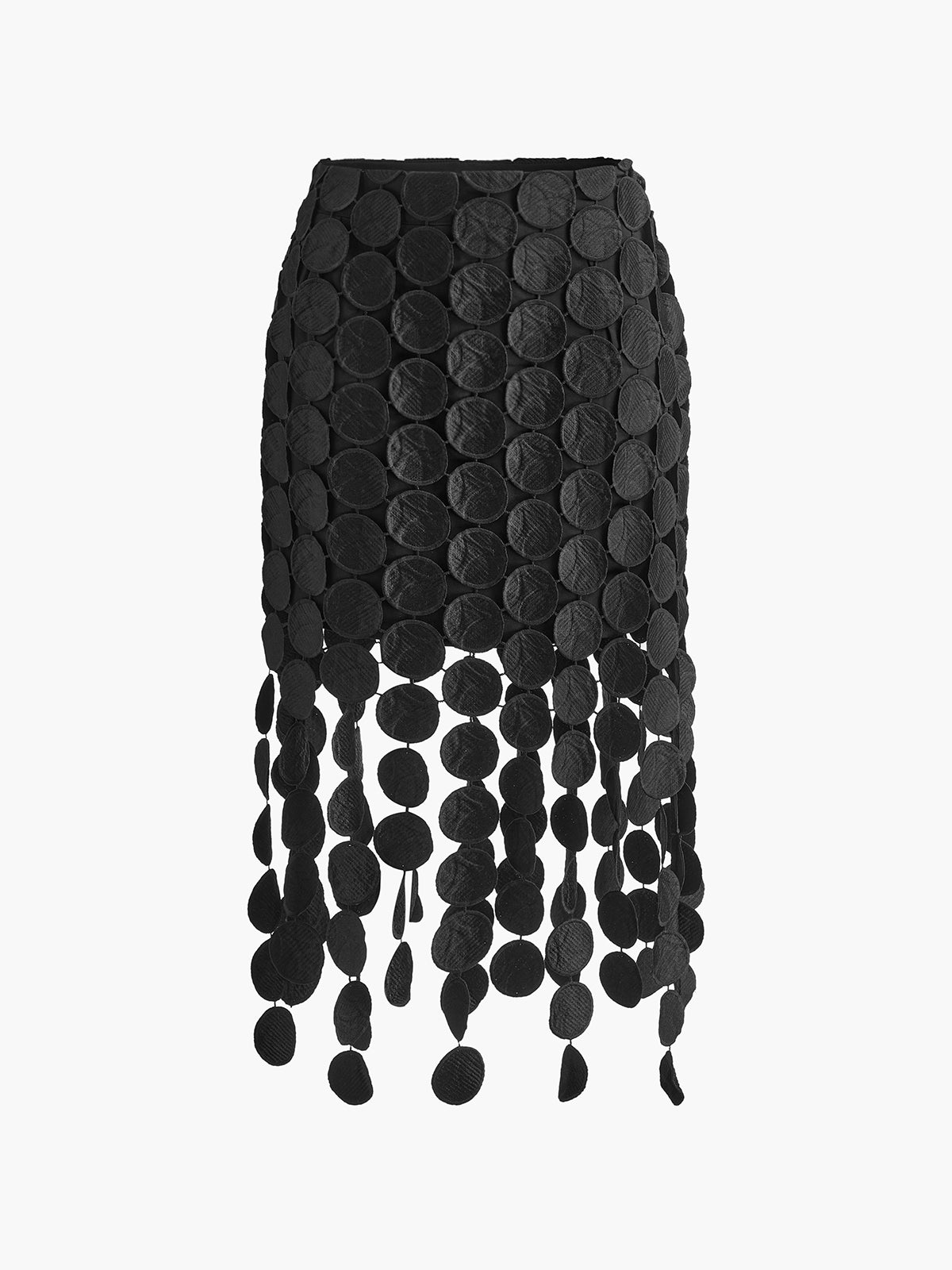 Siena |Double-Layer Laser-Cut Multi-Circle Skirt