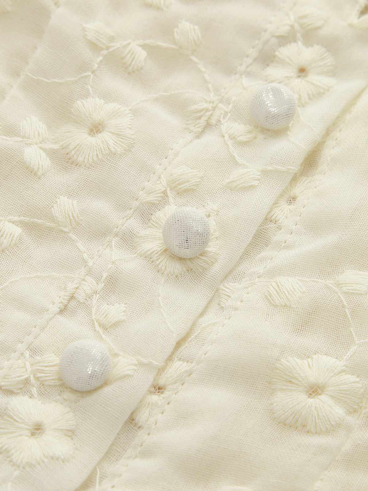 Roselune | Floral Lace Peplum Blouse