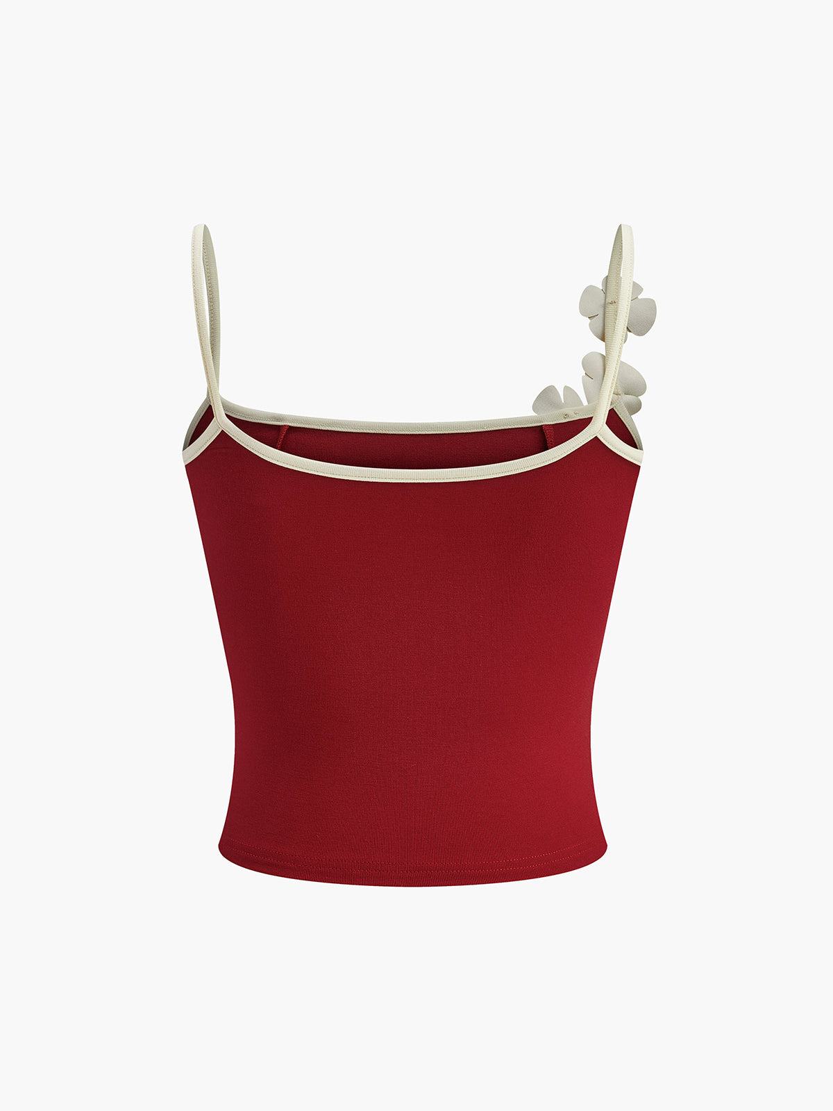 Nerina | Contrast-Edged Floral Cami Top