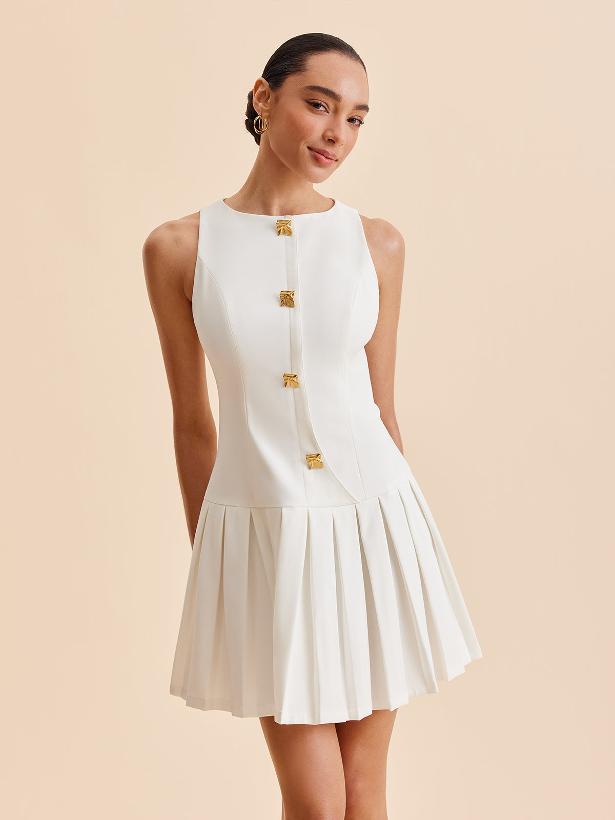 Edera | Button Charm Tank Dress