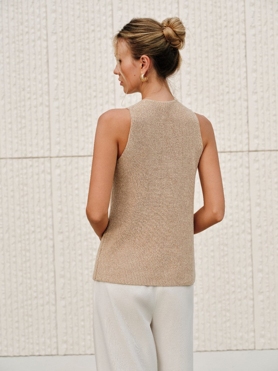 Viora | Cross Neck Top