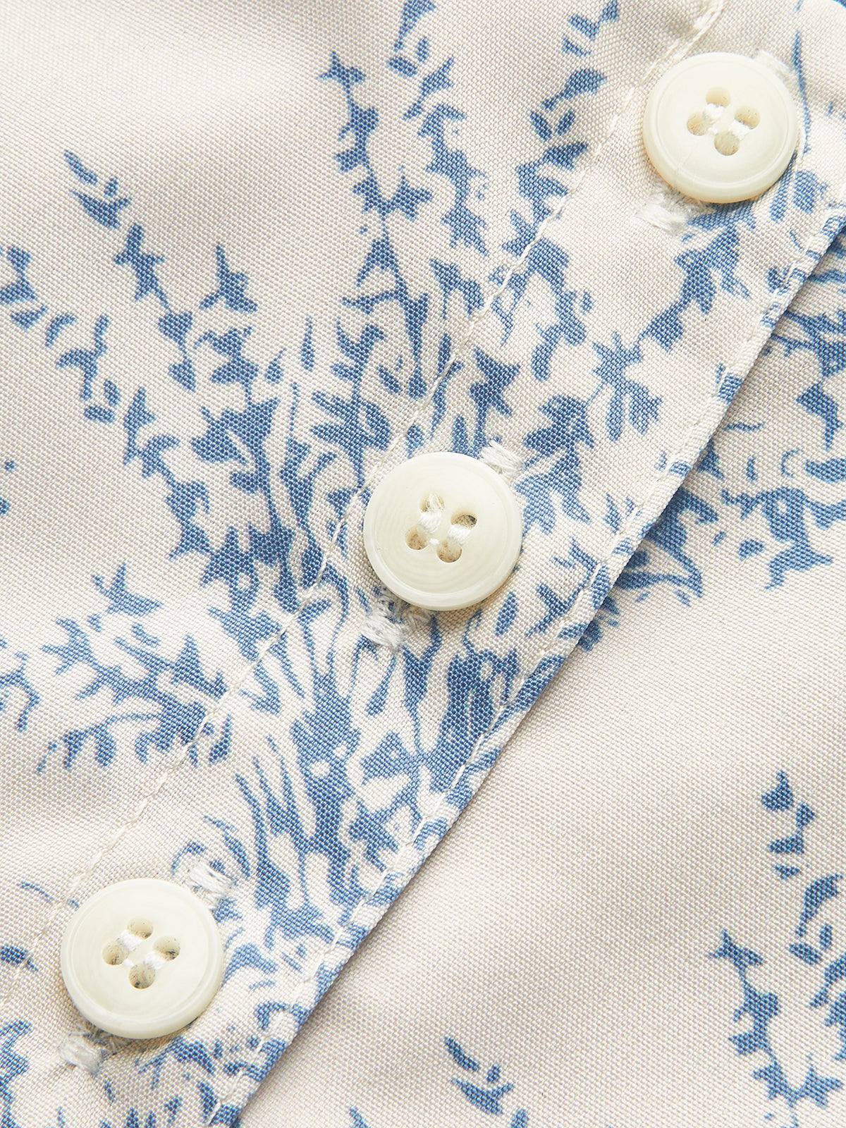 Lily | Petal-Print Slip Top