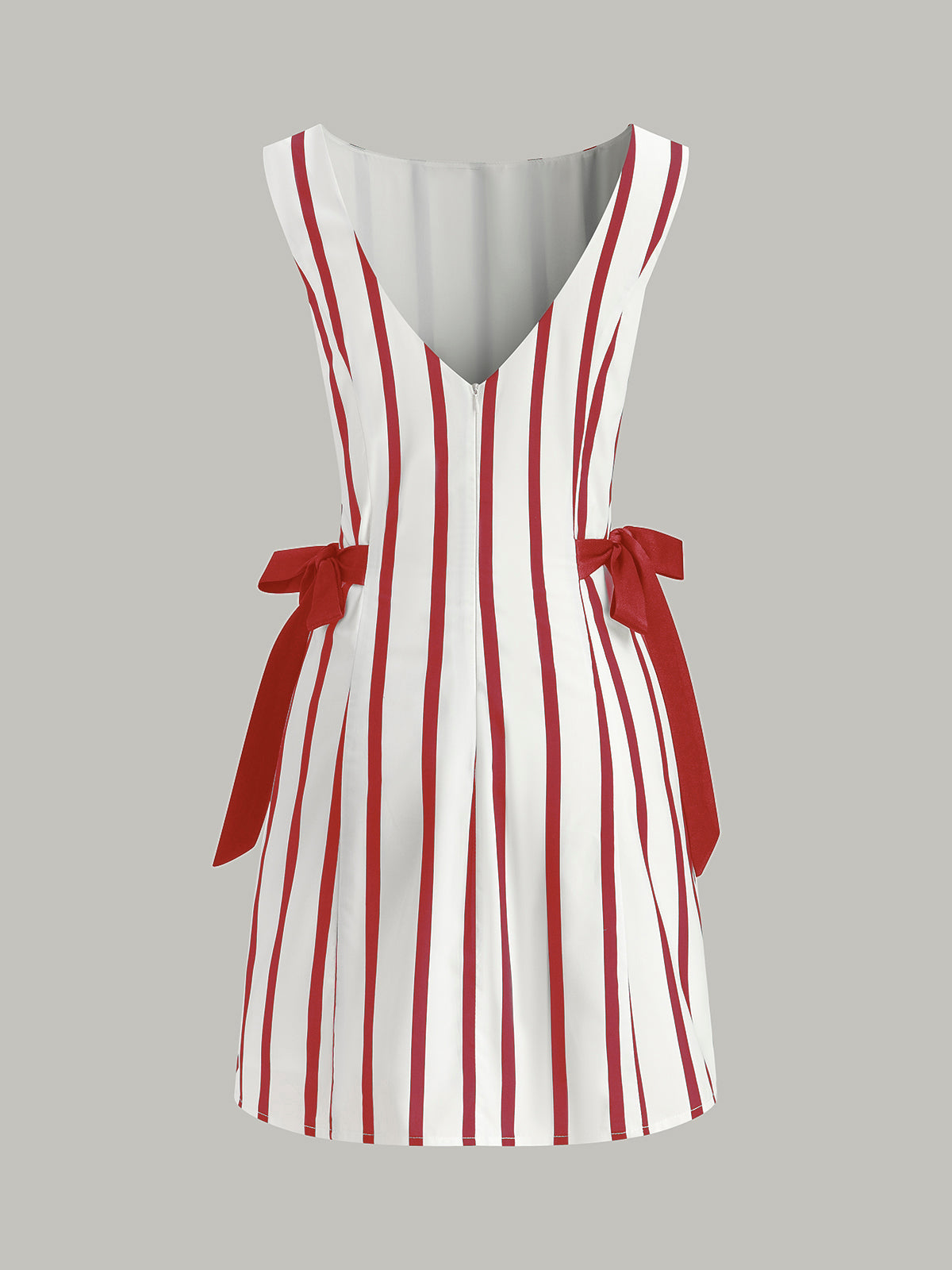 Orlina | Dual-Sided Bow Zipper Dress