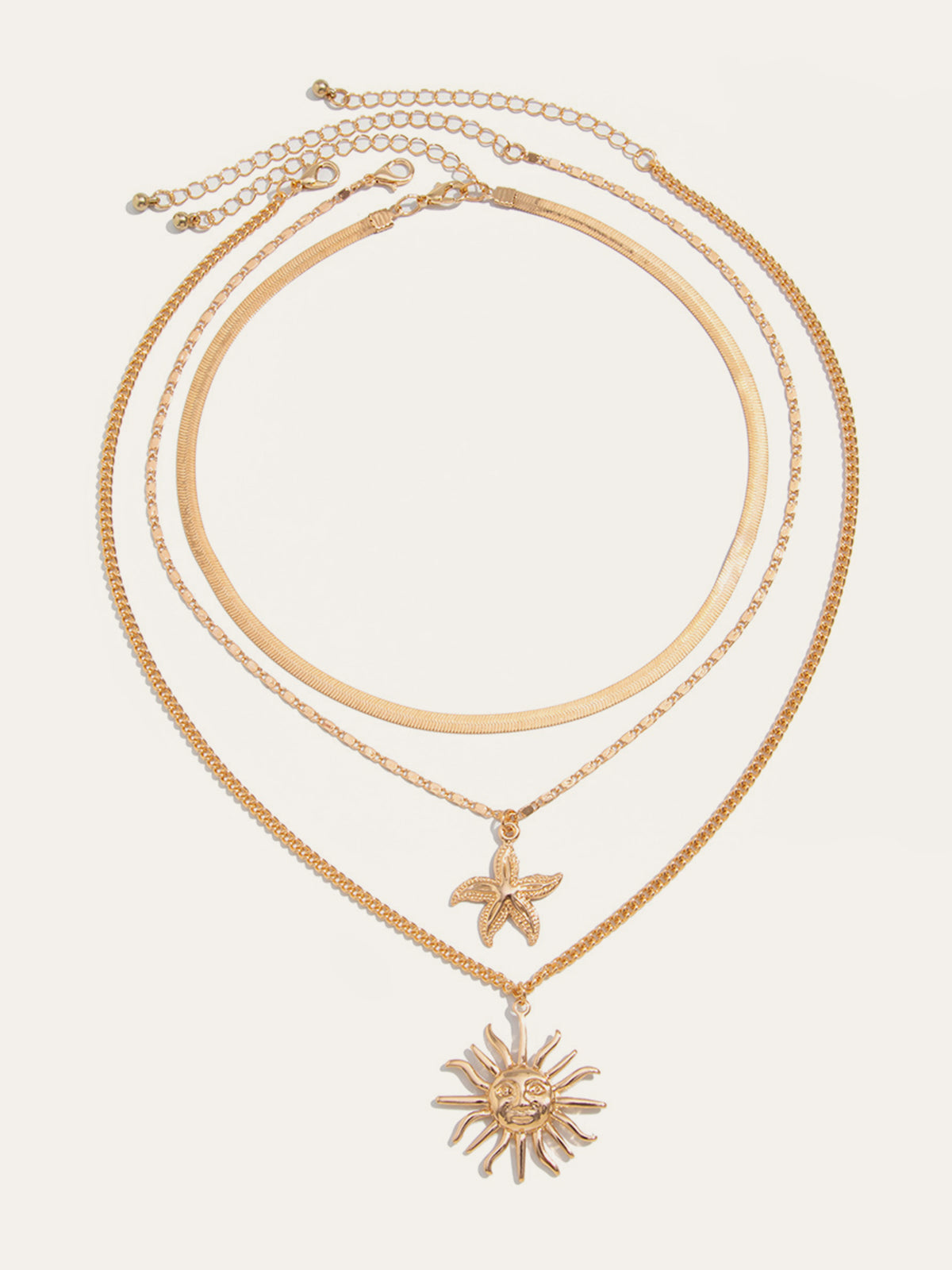 Soleil & Sea | Coastal Radiance Layered Necklace