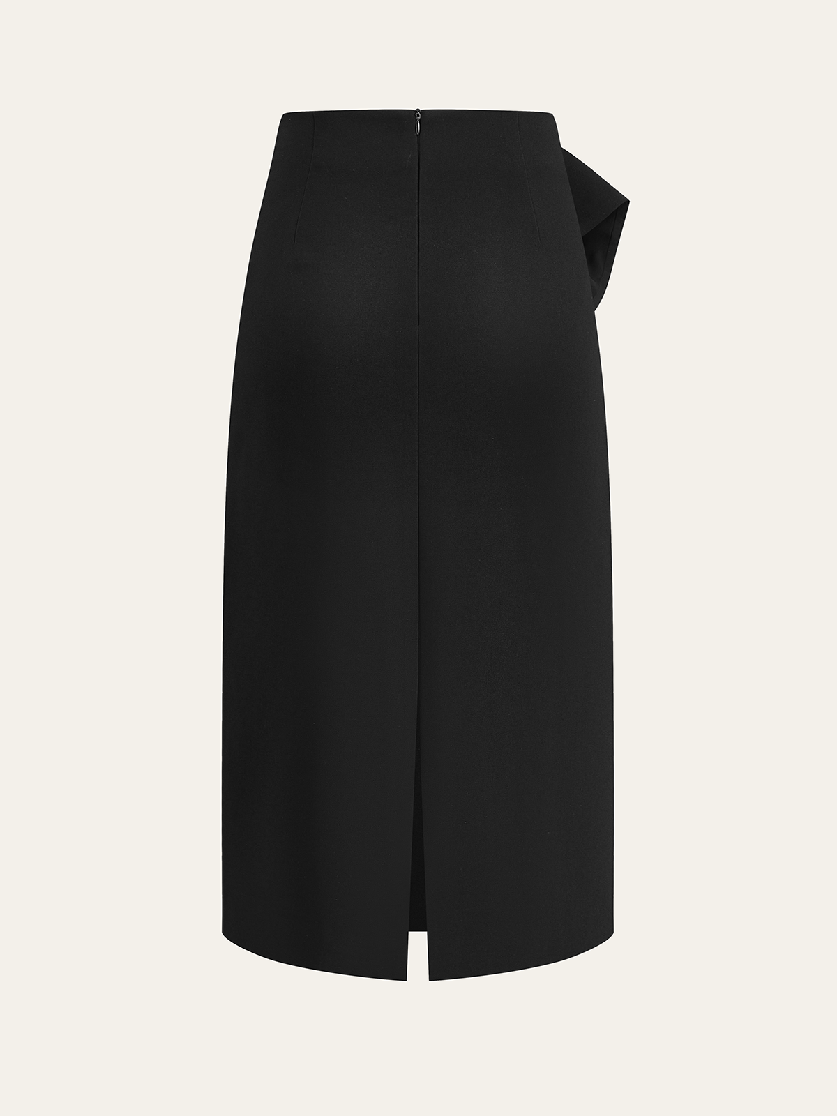 Micah | Asymmetric Midi Skirt with Metallic Accents