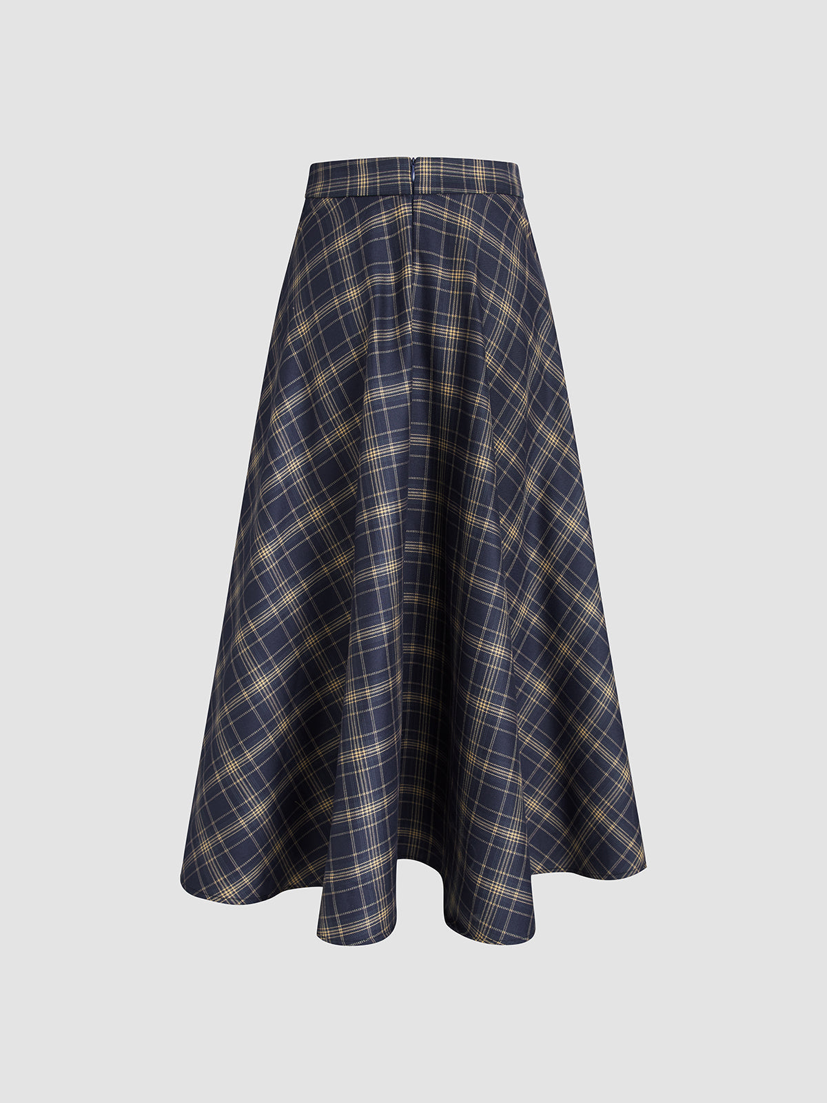 Lara | Tartan-Inspired Maxi Skirt
