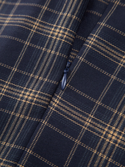 Lara | Tartan-Inspired Maxi Skirt