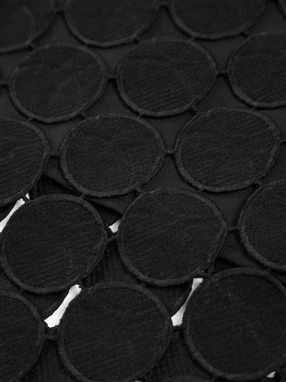 Siena |Double-Layer Laser-Cut Multi-Circle Skirt