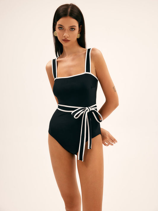 Marée | Contrast Trim Sunbeam Swimsuit