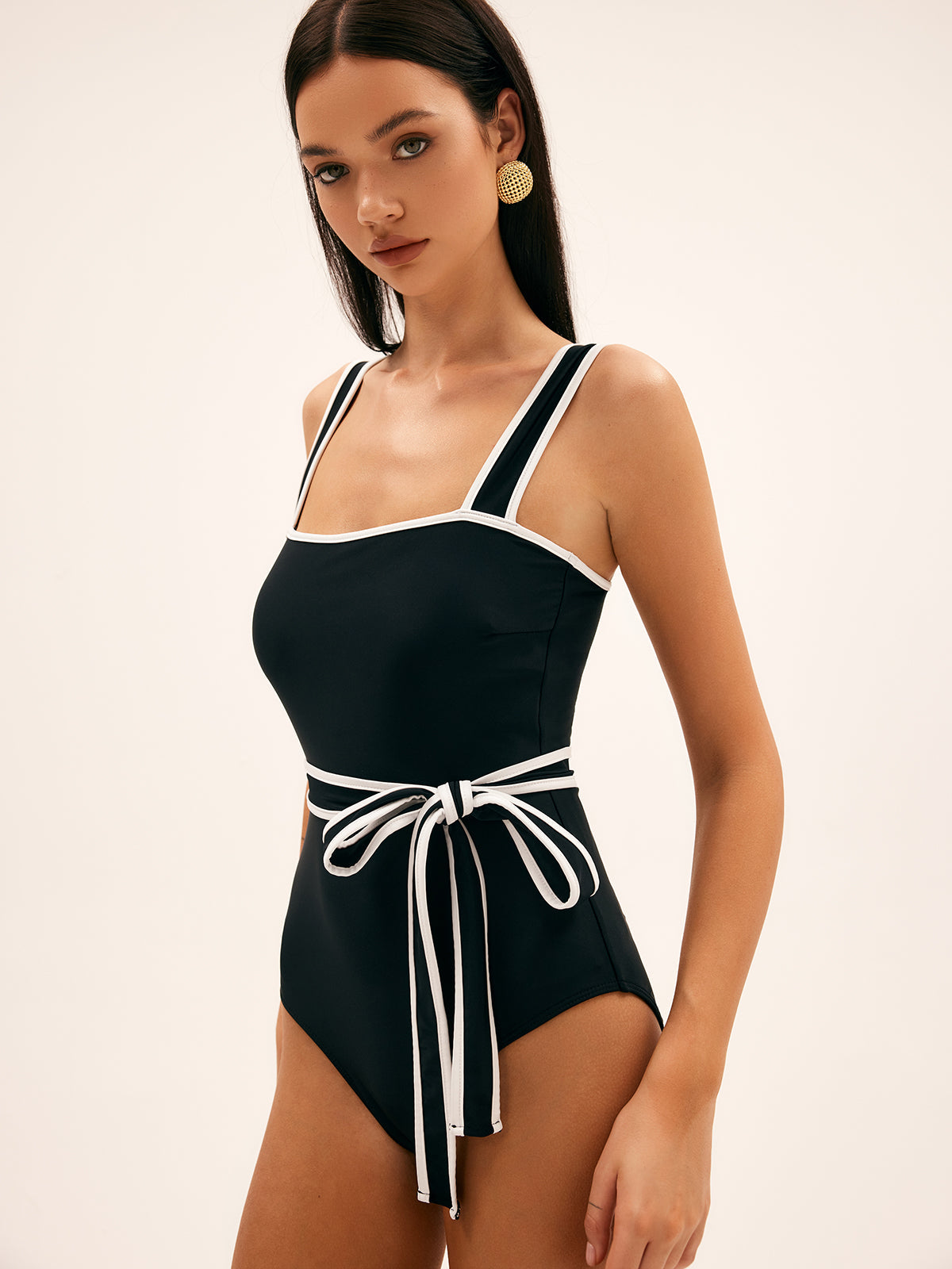 Marée | Contrast Trim Sunbeam Swimsuit