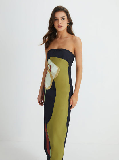Lunaria  | Floral Breeze Maxi Dress
