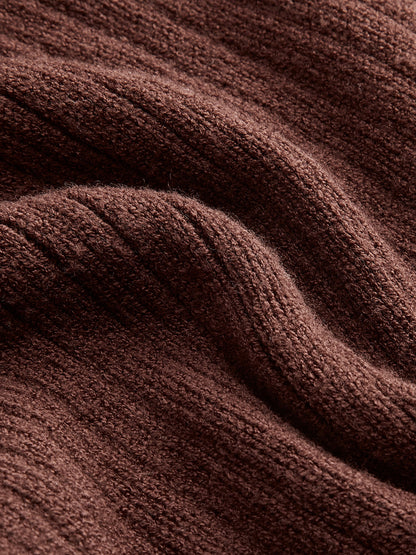 Auretta | Ruffle Drawstring Knit Dress