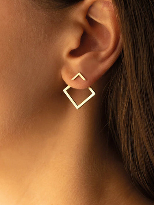 Linea | GeoLuxe Square Earrings