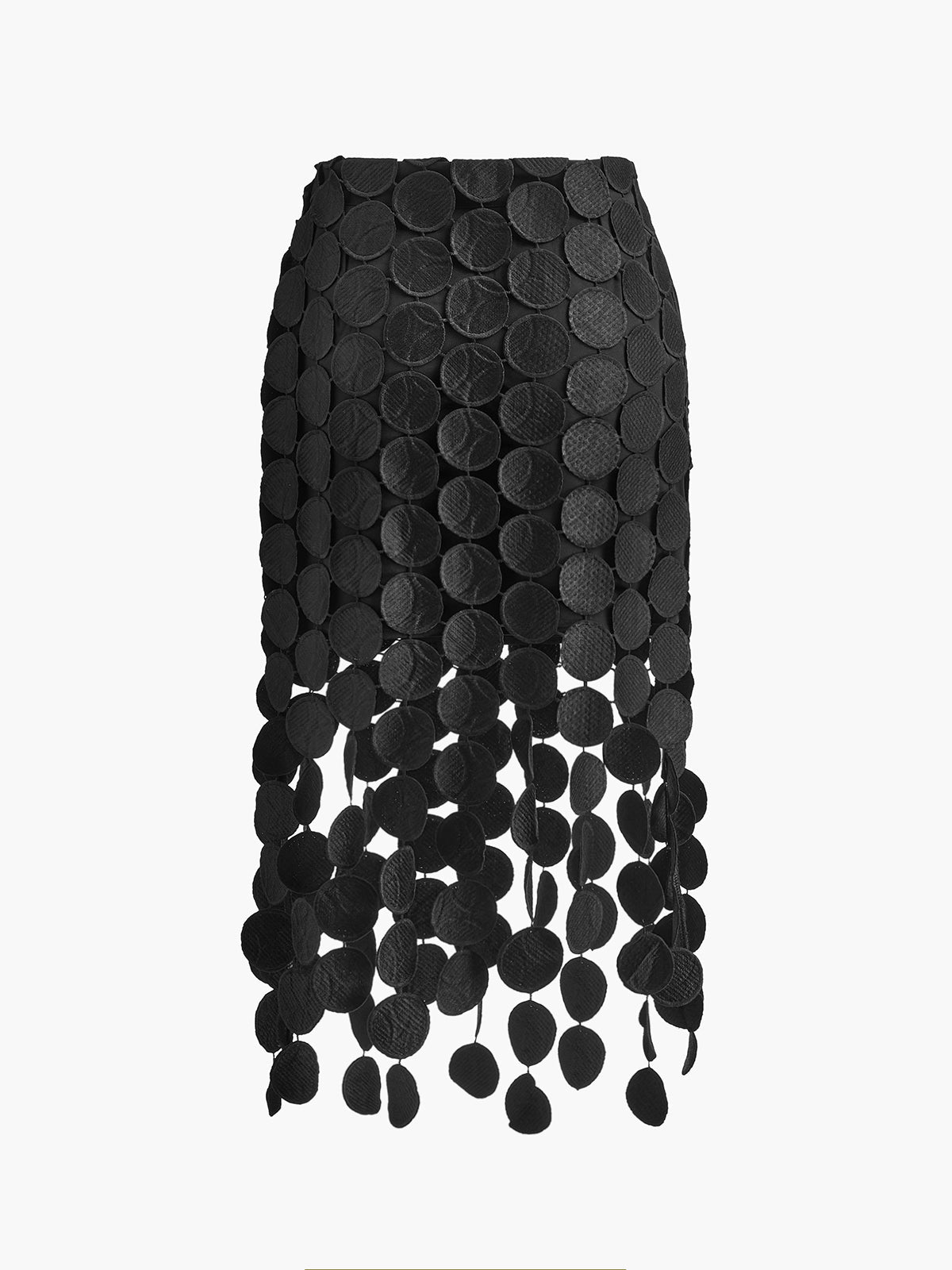 Siena |Double-Layer Laser-Cut Multi-Circle Skirt