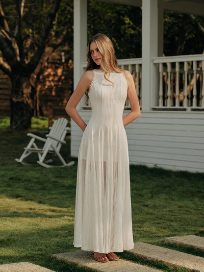Ivy | Lace Veil Sleeveless Dress