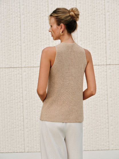 Viora | Cross Neck Top