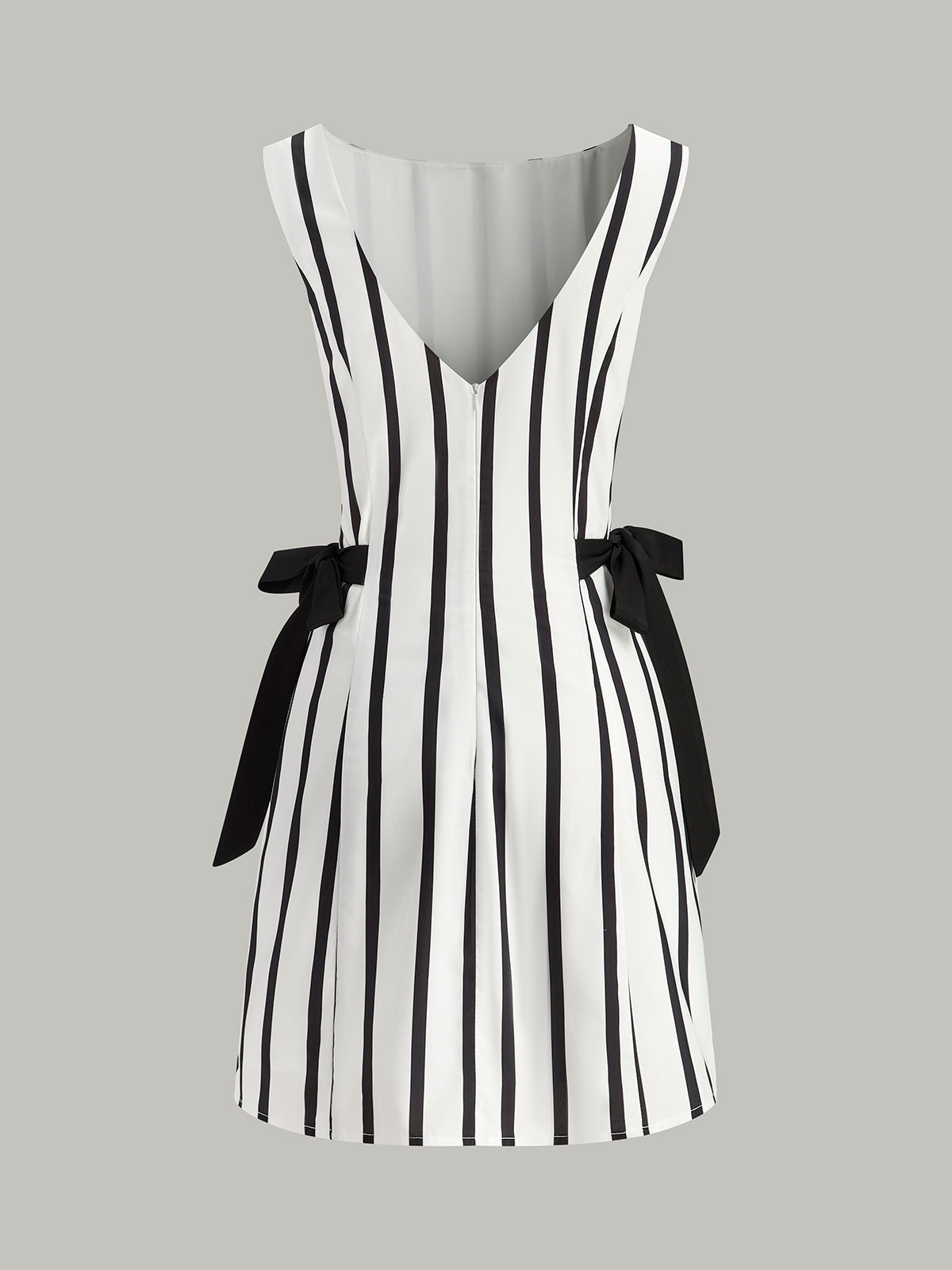 Orlina | Dual-Sided Bow Zipper Dress