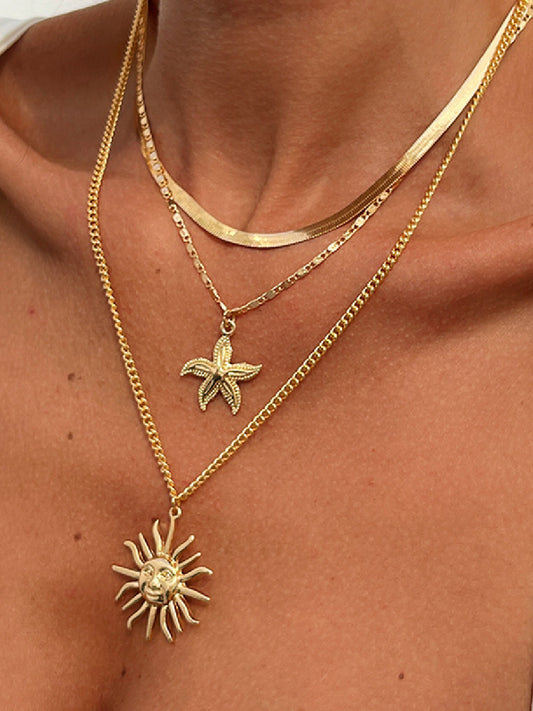 Soleil & Sea |  Coastal Radiance Layered Necklace