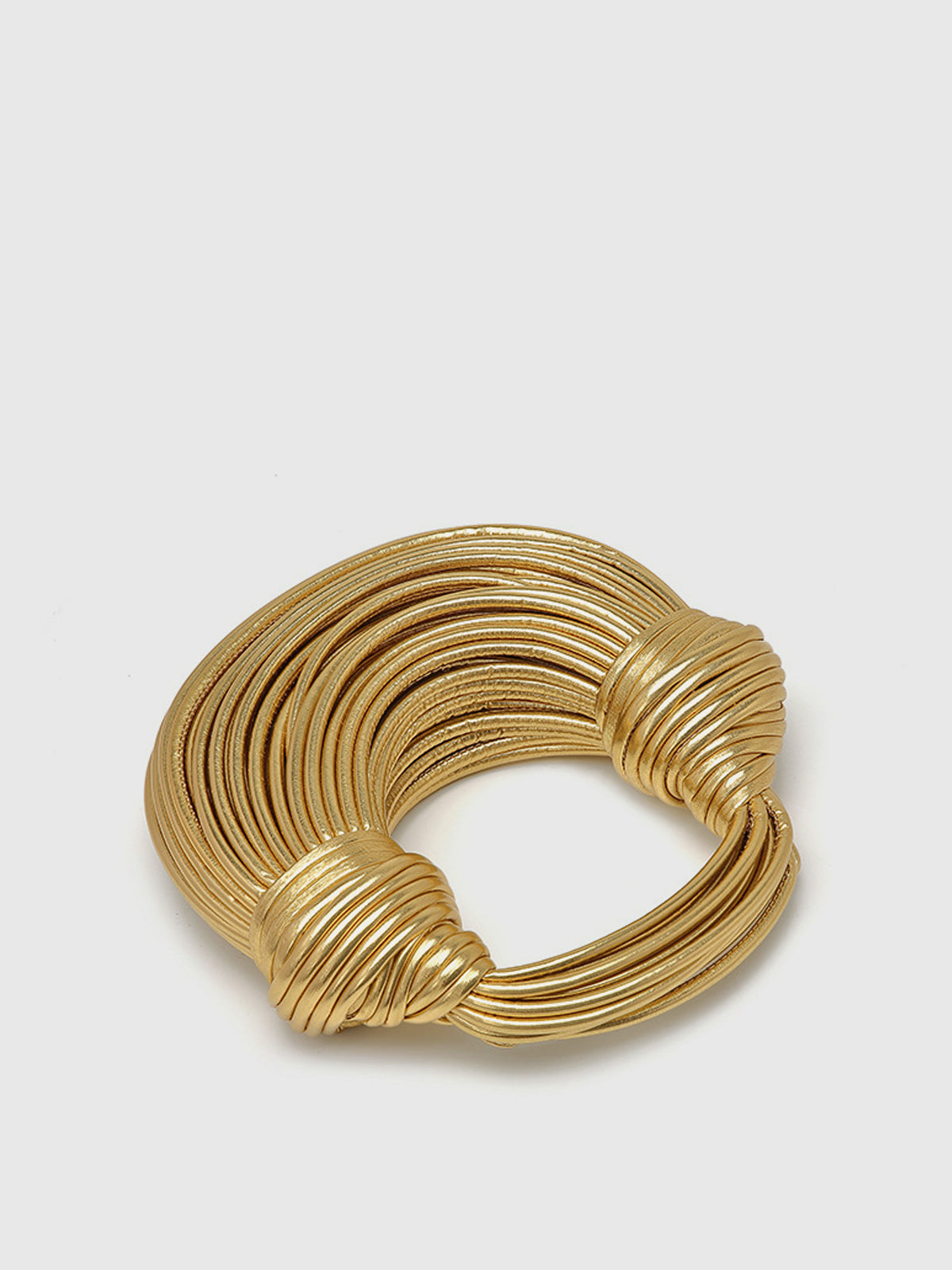 Golden Twist Handle Bag