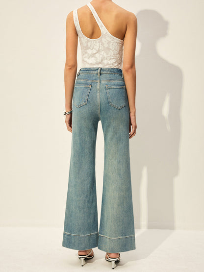 Eli | Mid-Rise Denim Jeans with Pockets