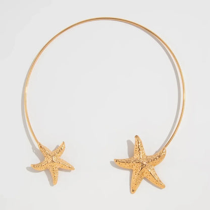 StarShell Co. | Gold Starfish Shell Adjustable Necklace